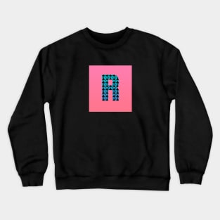 Letter R From Roses Crewneck Sweatshirt
